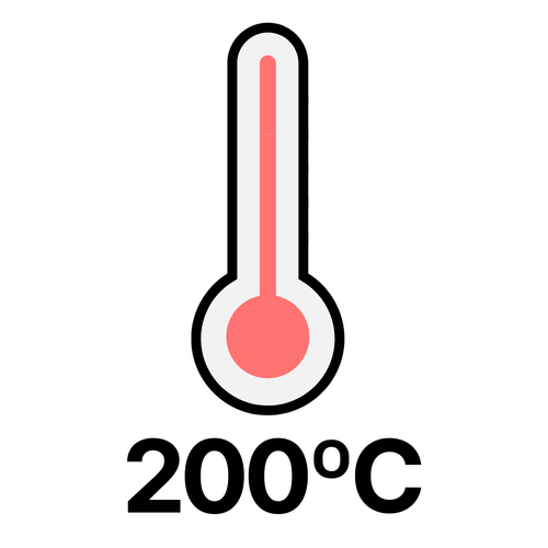 Potencia extra hasta 200 °C